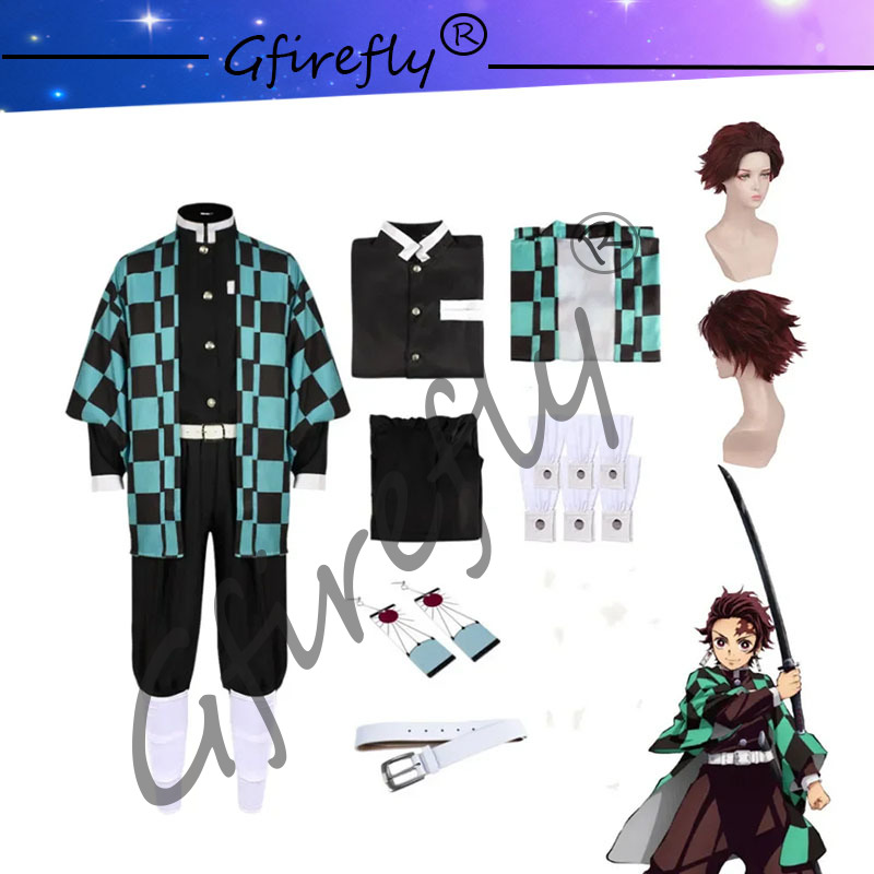 Kamado Tanjirou Cosplay Costum - đánh giá và giá Anime Cosplay Sword