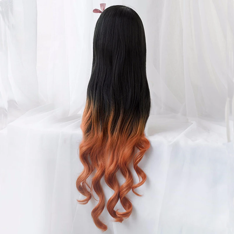 Kamado Nezuko Wig Nezuko Cospl - đánh giá và giá Anime Cosplay Realistic