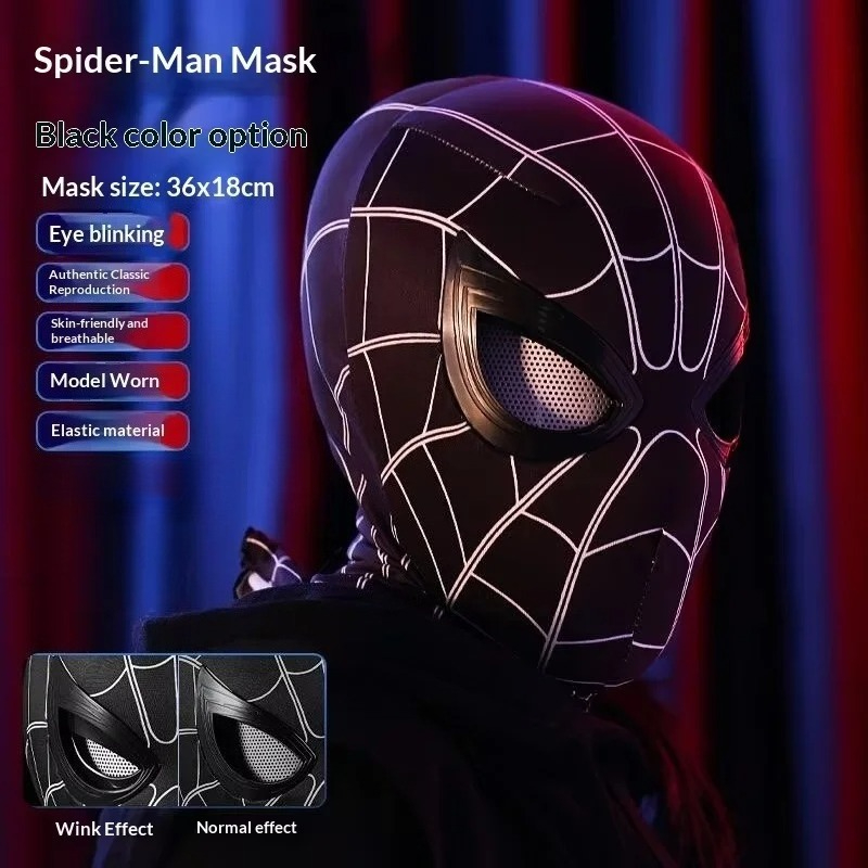 스파이더맨 Spider-Man Headgear Mova - đánh giá và giá Anime Cosplay Eyes