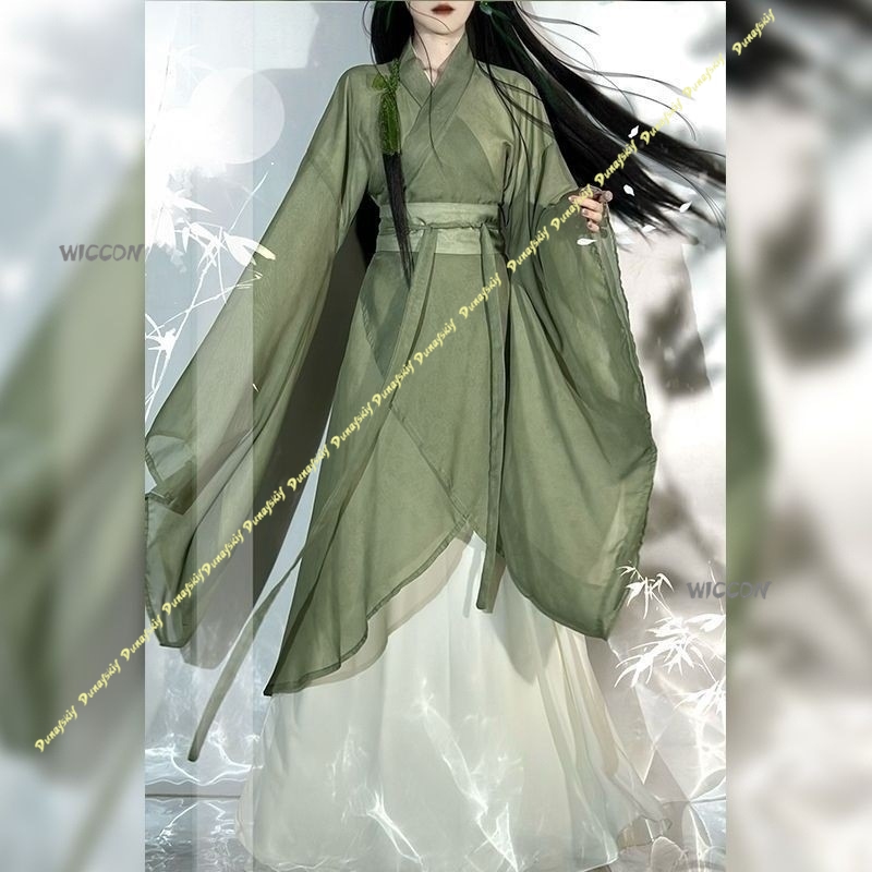 Chinese Hanfu Large-sleeved Cr - đánh giá và giá Anime Cosplay Girl With Black Hair