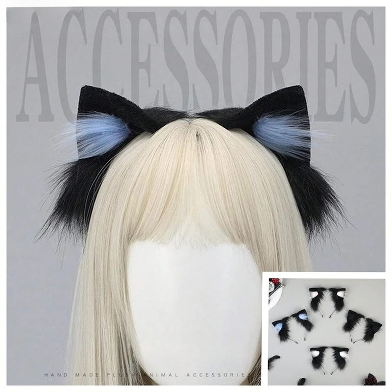 1pcs Cat Ears Halloween Headba - đánh giá và giá Anime Cosplay Girl With Black Hair