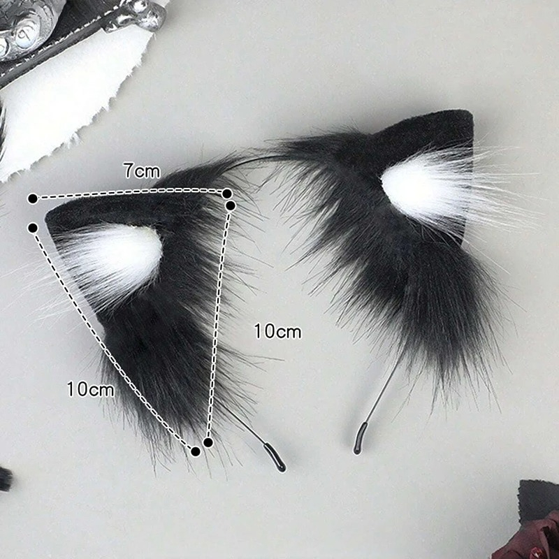 1pcs Cat Ears Halloween Headba - đánh giá và giá Anime Cosplay Girl With Black Hair