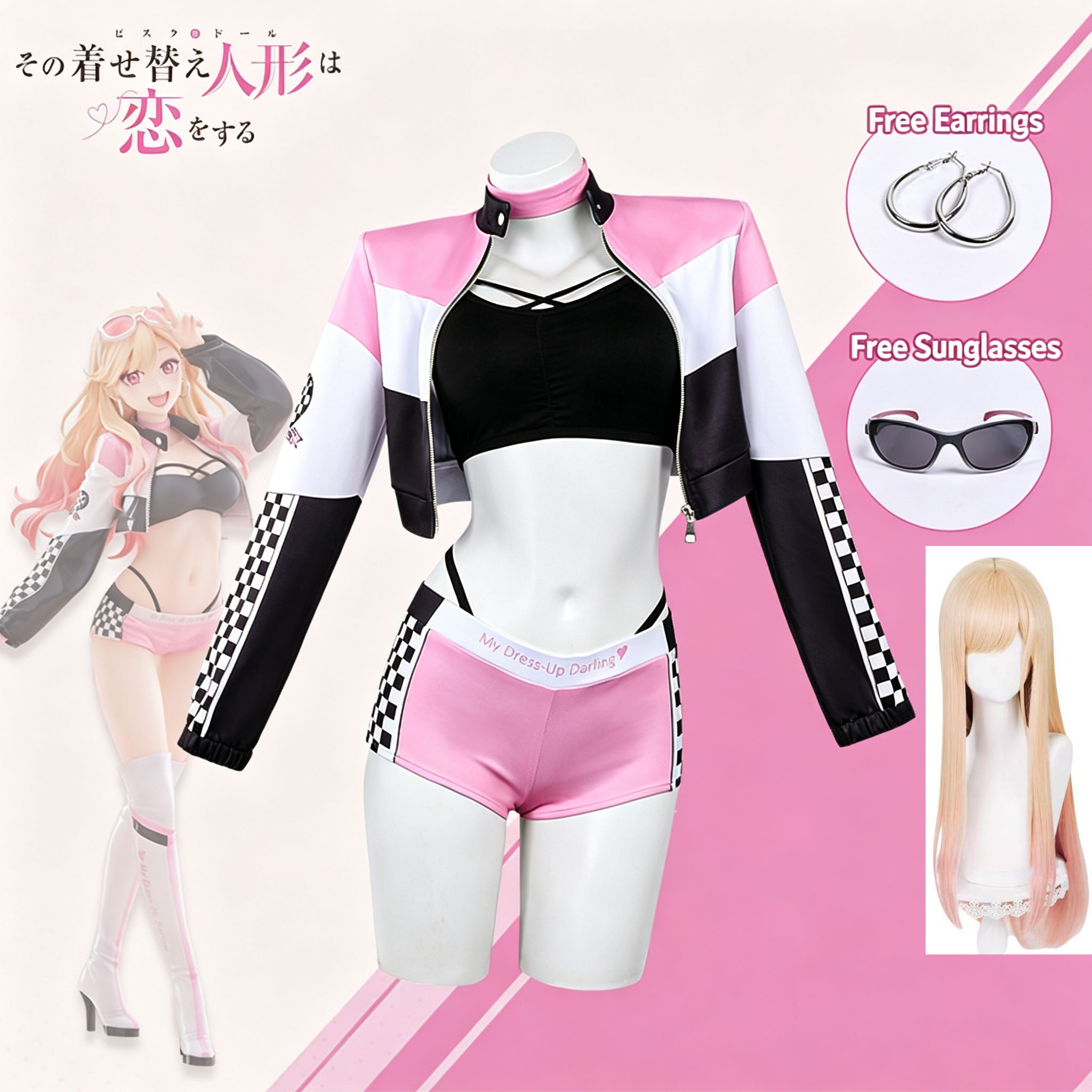 Anime My Dress Up Darling Wig  - đánh giá và giá Kitagawa Anime Cosplay