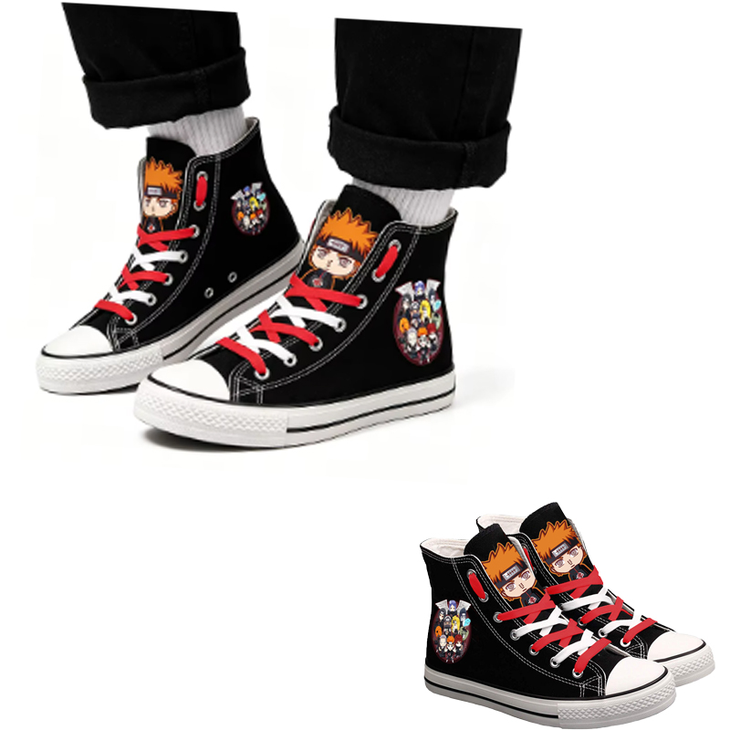 Naruto Uzumaki High-Top Canvas - đánh giá và giá Anime Cosplay Idea