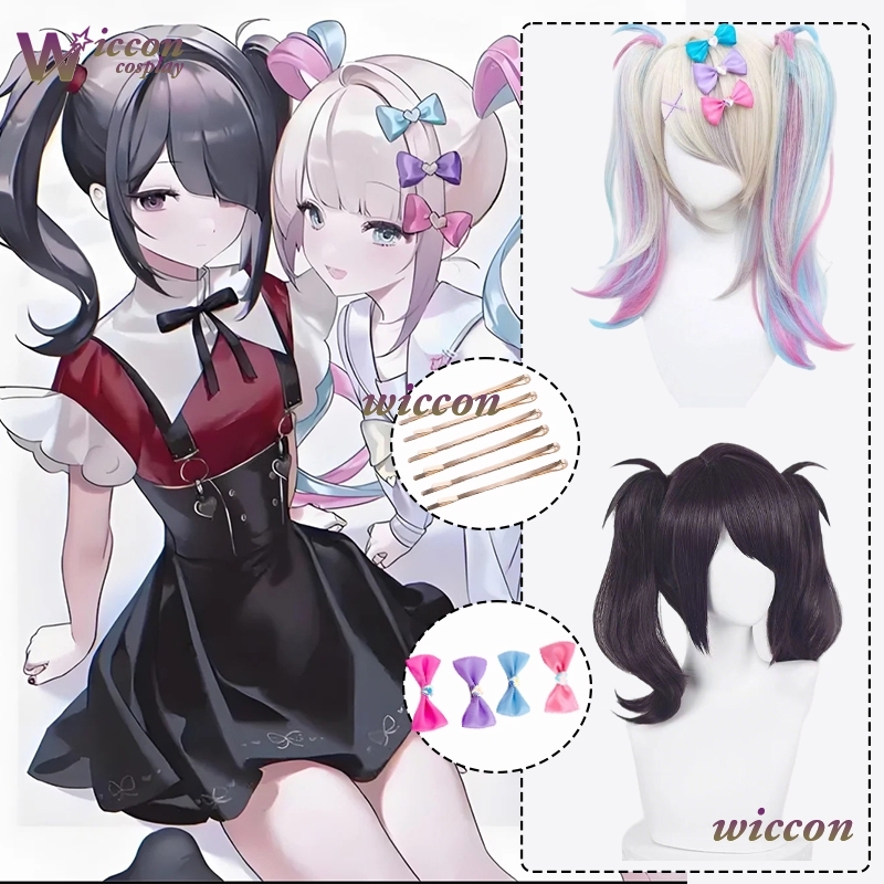 Angel-chan Hair Heat Resistant - đánh giá và giá Anime Cosplay Girl With Black Hair