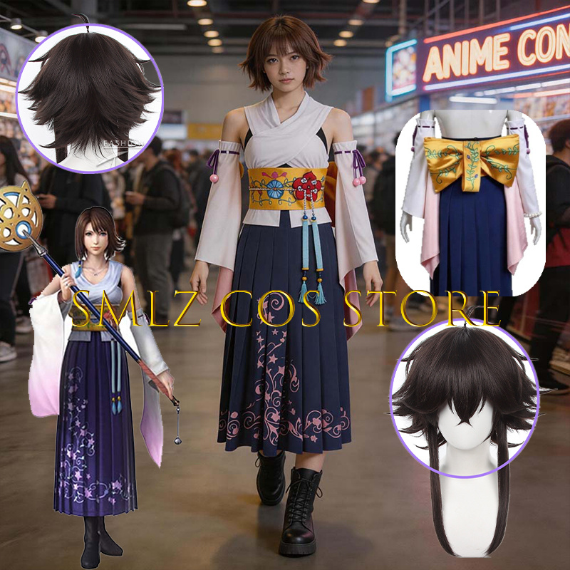 Smlz FFX Yuna Cosplay Anime FF - đánh giá và giá Anime Cosplay Dress For Women