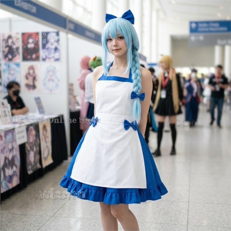 Zeno Ushirono Natsu Blue White - đánh giá và giá Zenos Anime Cosplay