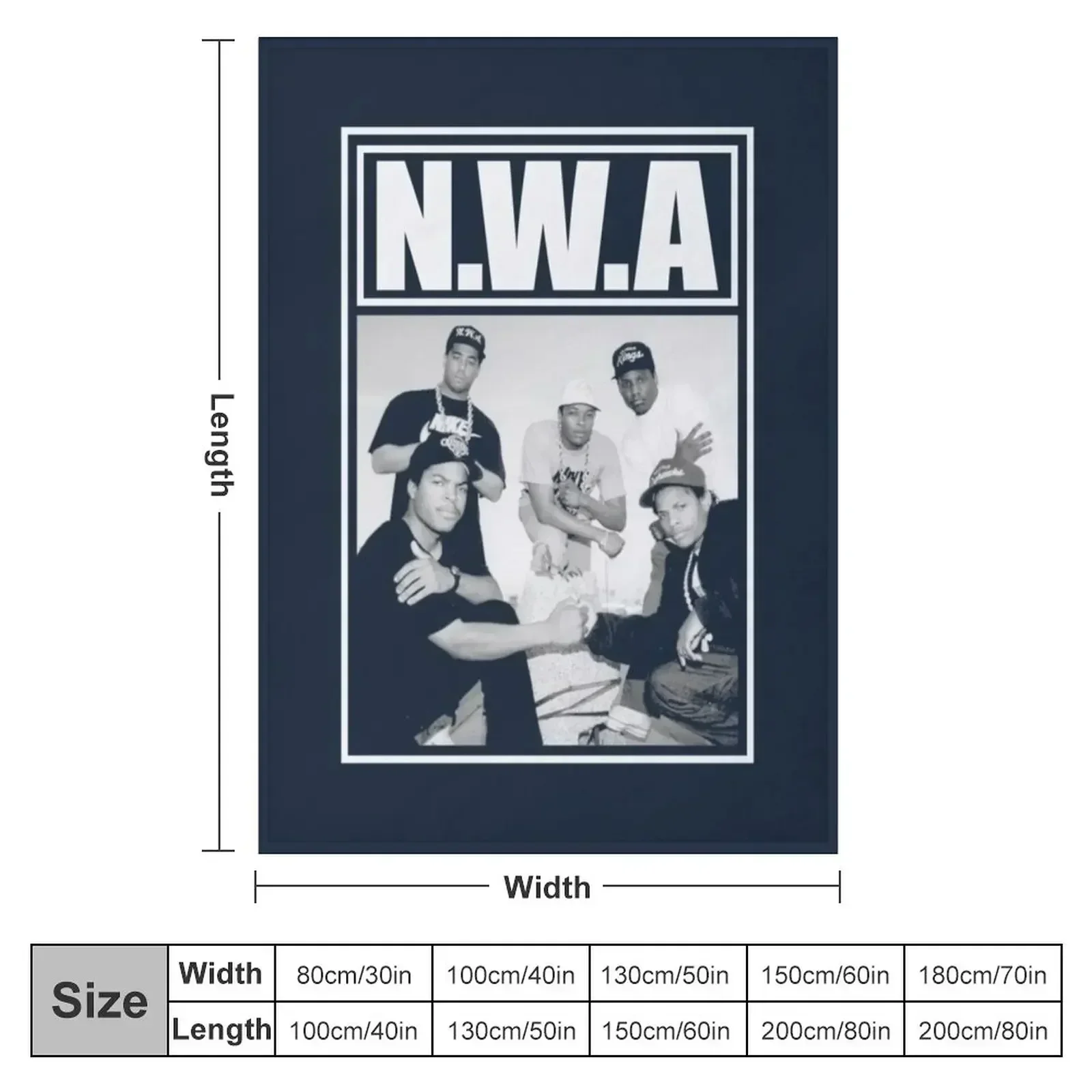 NWA GANGSTA Throw Blanket cosp - đánh giá và giá Anime Cosplay Idea