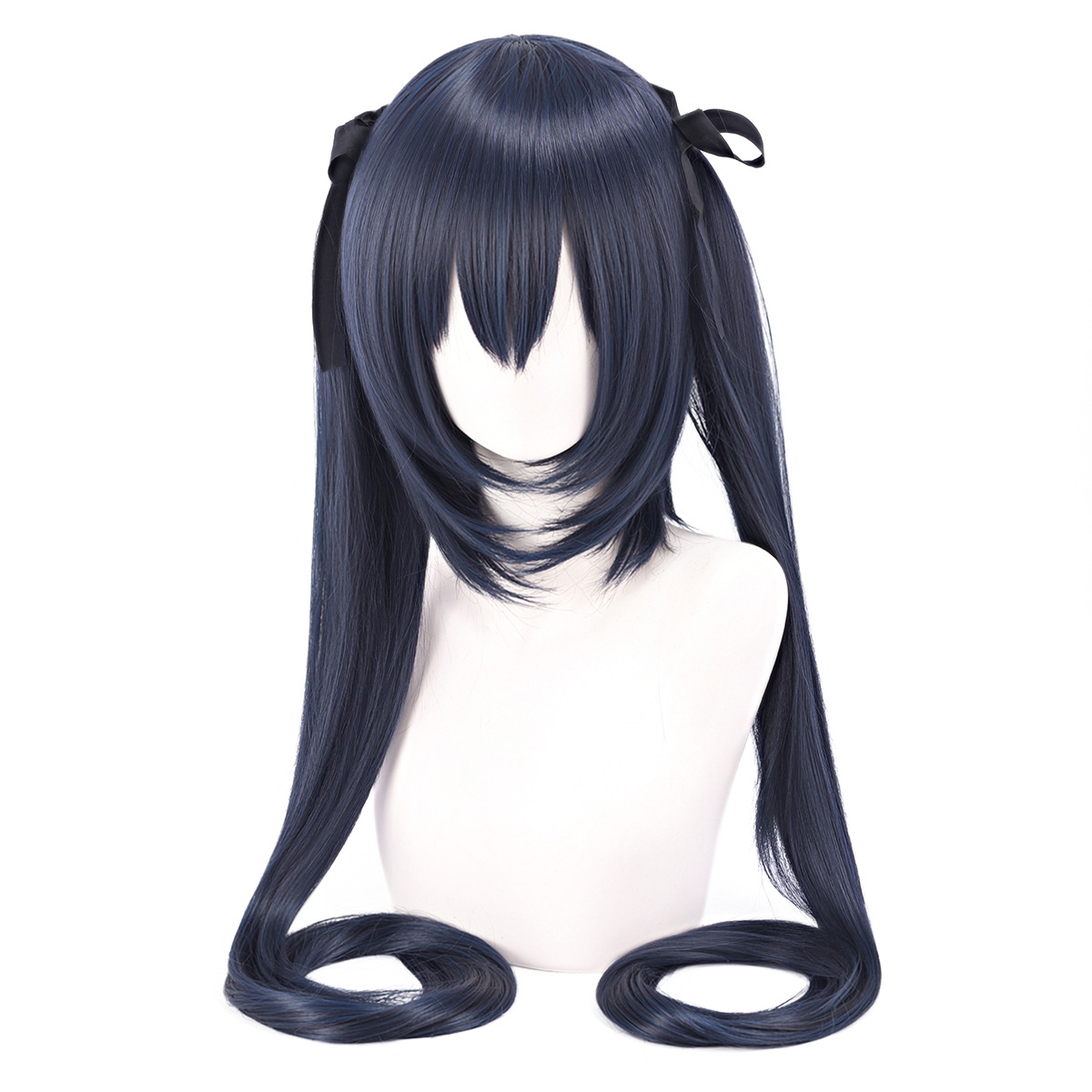 Synthetic Cosplay Wig Anime Mi - đánh giá và giá Anime Cosplay Girl With Black Hair