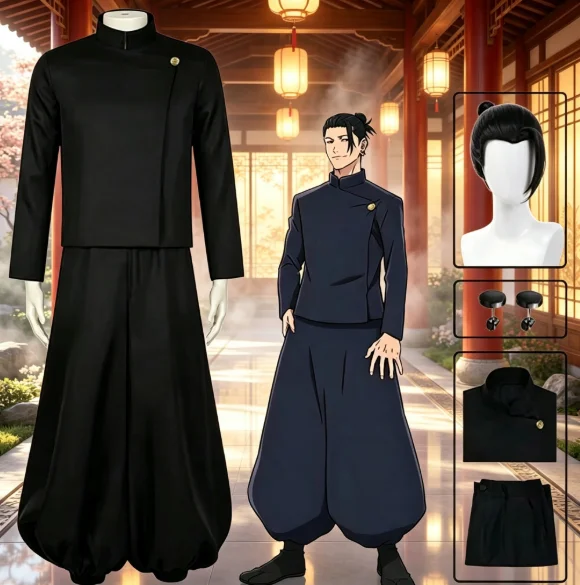 2026 Gojo Satoru Cosplay Costu - đánh giá và giá Jujutsu Kaisen Uniform