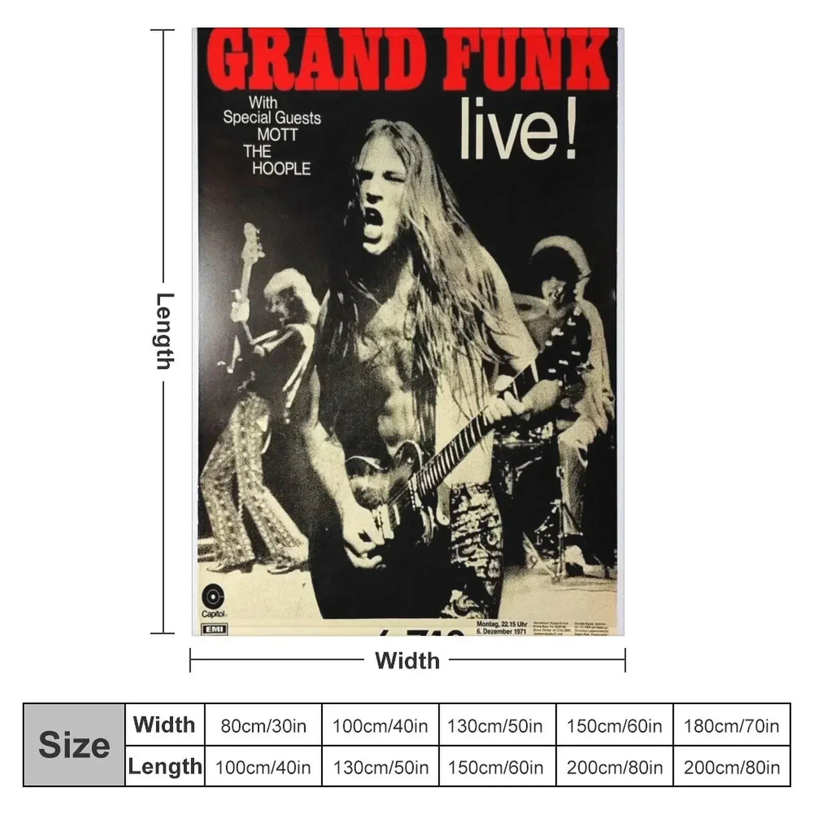 Grand Funk - Concert Poster. T - đánh giá và giá Anime Cosplay Idea
