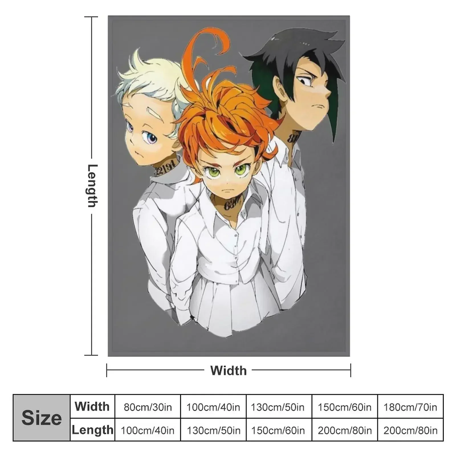 The Promised Neverland Throw B - đánh giá và giá Anime Cosplay Idea