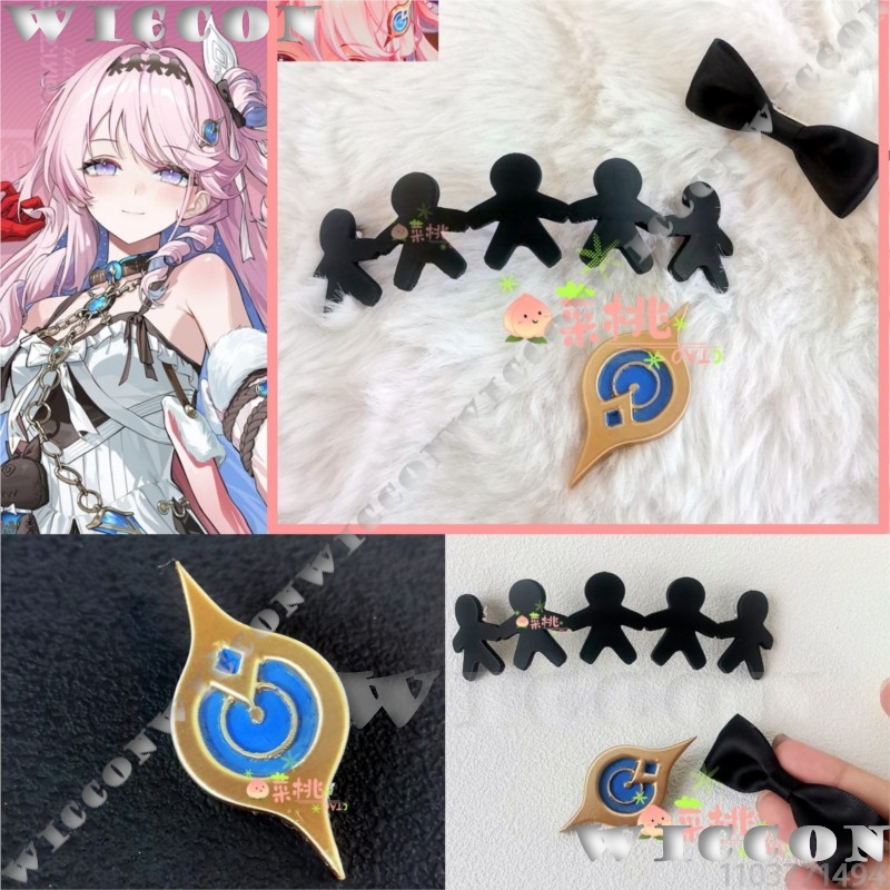 Denia Headwear Game Wuwa Wuthe - đánh giá và giá Anime Cosplay Girl With Black Hair