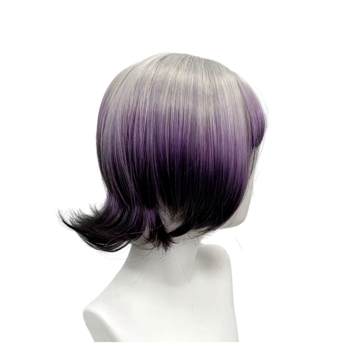 Grey Purple Black Ombre Bob Wi - đánh giá và giá Anime Cosplay Girl With Black Hair