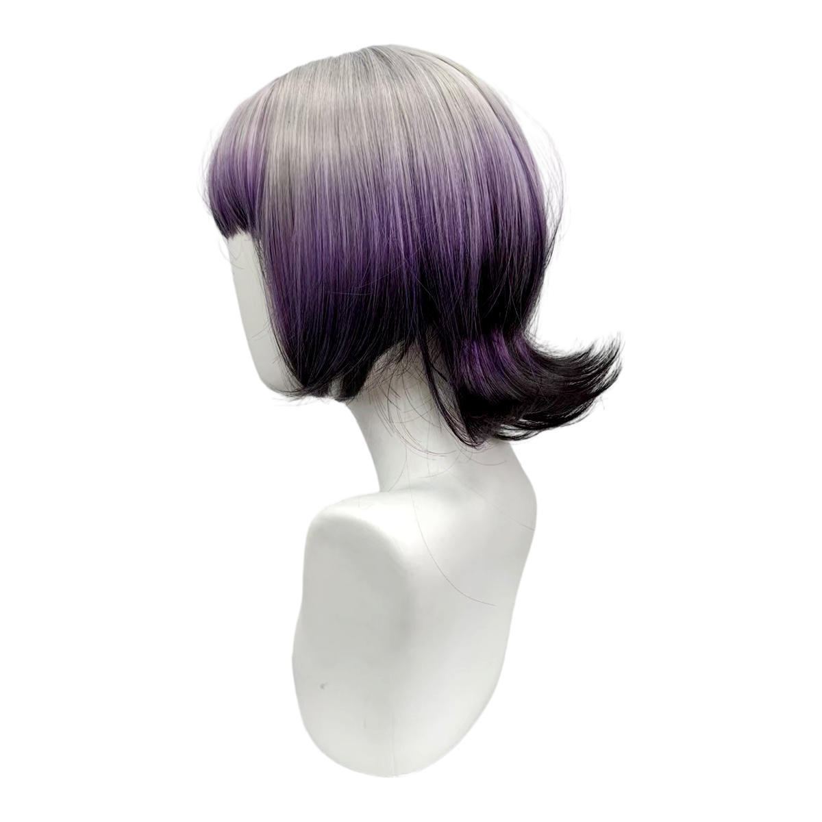 Grey Purple Black Ombre Bob Wi - đánh giá và giá Anime Cosplay Girl With Black Hair