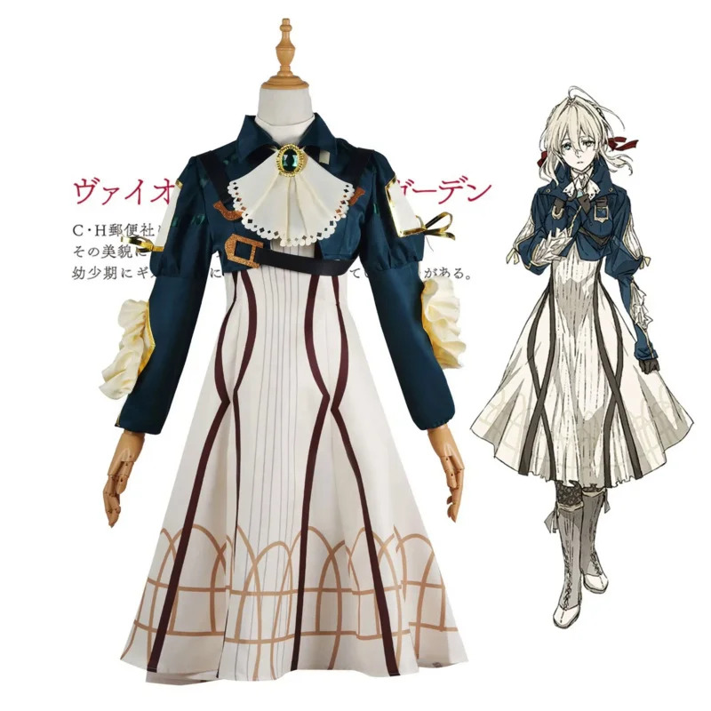 Anime Cosplay Violet Evergarde - đánh giá và giá Violet Evergarden Dress