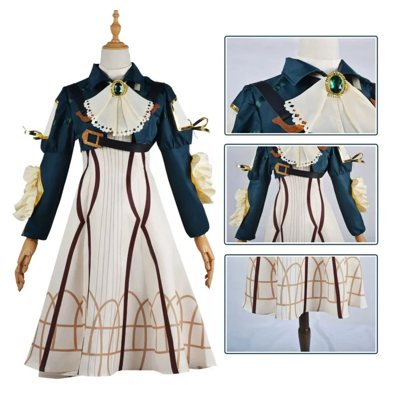 Anime Cosplay Violet Evergarde - đánh giá và giá Violet Evergarden Dress