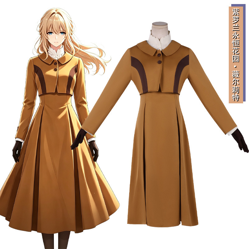 Violet Evergarden Cosplay Outf - đánh giá và giá Violet Evergarden Dress
